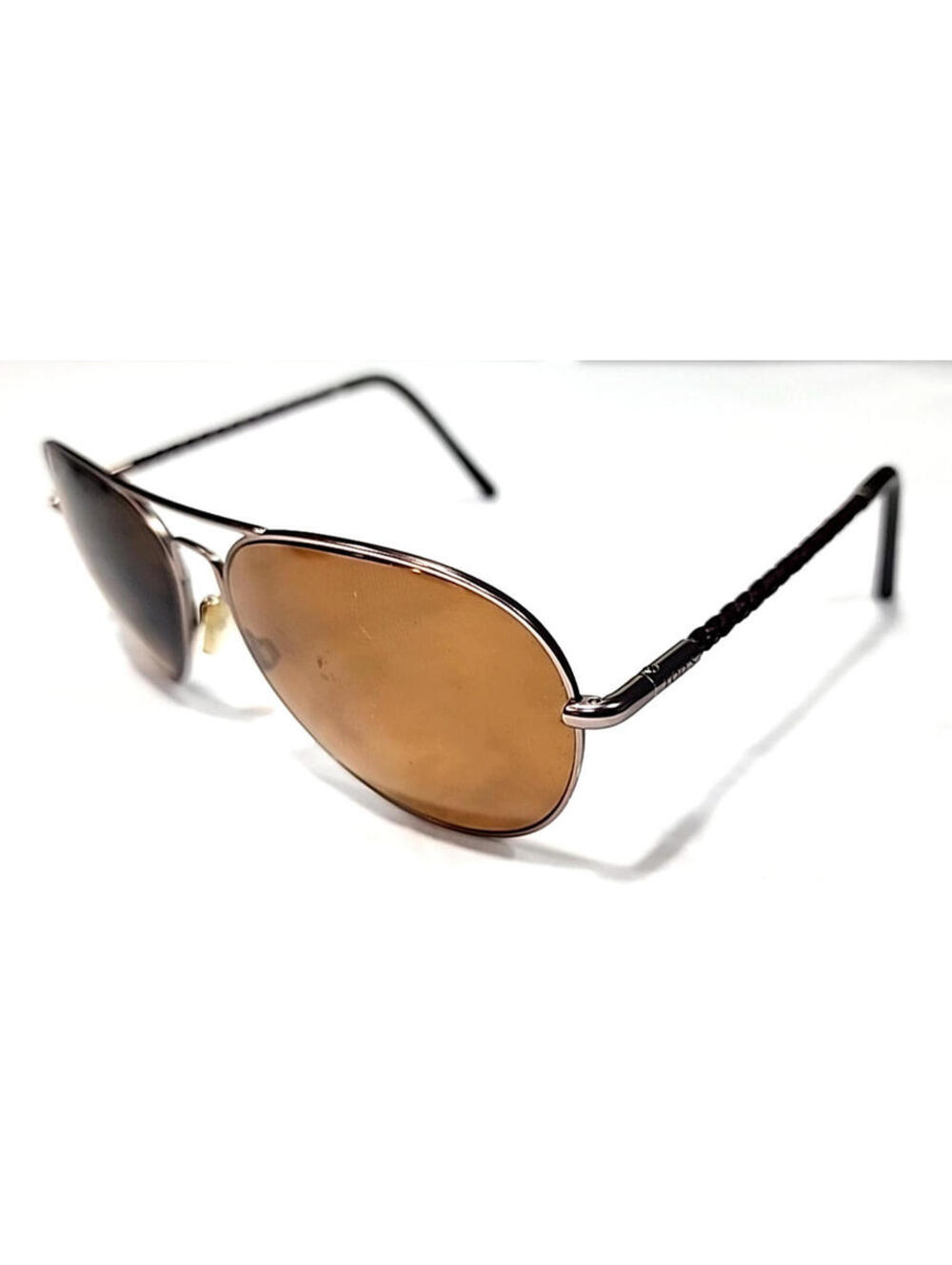 TOD'S TO65 No Lenses No Pad Gunmetal Sunglasses Frame Braided Arms 59-15 140